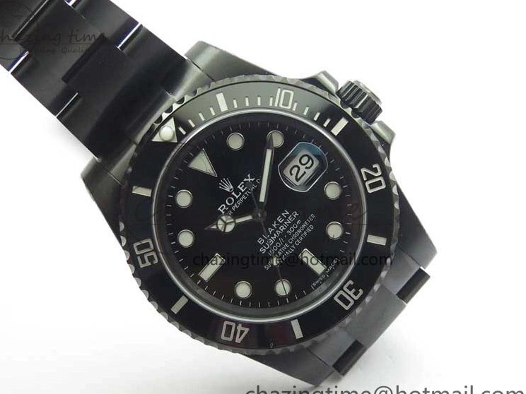 Steel V6F VS3135 1:1 V2 904L DLC Edition Submariner Black 116610 Blacken Best 0519